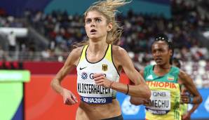 Konstanze Klosterhalfen blieb im Finale erstaunlich cool.