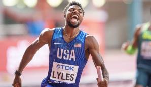 Noah Lyles lief einen vermeintlich neuen Rekord.