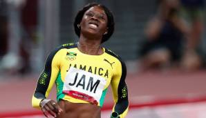 Elaine Thompson-Herah hat den Rekord von Flo Jo verpasst.