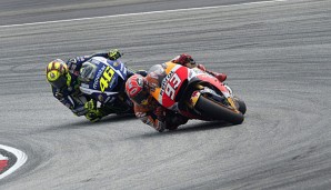 Valentino Rossi wurde wegen einer Attacke gegen Marc Marquez sanktioniert