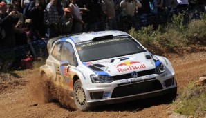 Sebastien Ogier ging am ersten Tag der Rallye in Portugal in Führung