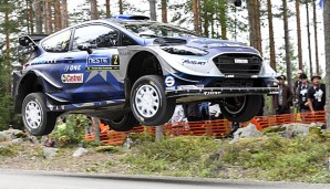 Ott Tänak war auf der Kurzstrecke durch die finnischen Wälder der schnellste