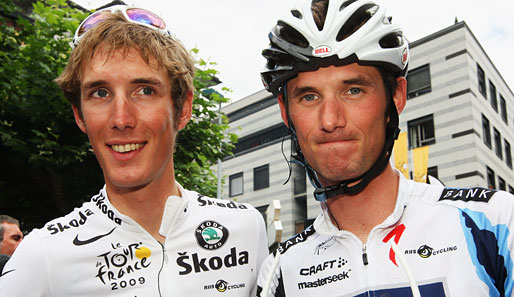 Die Brüder Andy (l.) und Frank Schleck sollen das Team als Kapitäne anführen