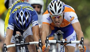 Paul Martens (r.) musste sich im Massensprint mit Platz vier begnügen