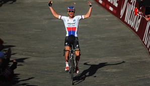 Zdenek Stybar fuhr mit seinem Sieg ins blue Trikot