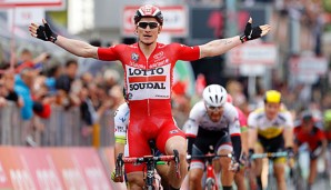 Andre Greipel bei der Zieleinfahrt