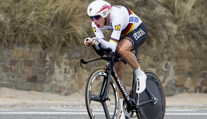 Tony Martin wusste sich beim Prolog der Belgien-Rundfahrt knapp Wout van Aert geschlagen geben