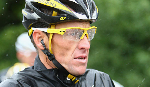 Lance Armstrong war so gar nicht einverstanden mit der Nachführarbeit vom Team Garmin