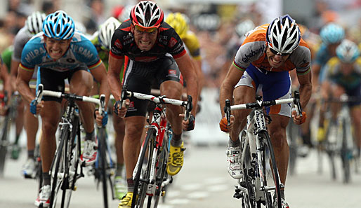 Oscar Freire (r.) fährt seit 2003 für das Rabobank-Team