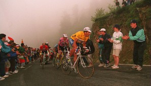 Auch wenn die Berge zunächst nicht sein Terrain waren, zeigte Indurain später auch hier seine Klasse