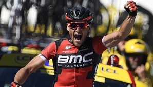 Greg van Avermaet setzte sich am Col du Perthus von seiner Ausreißergruppe ab