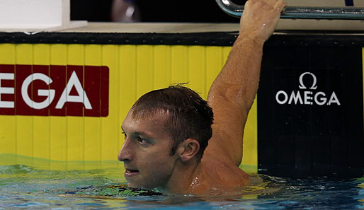 Noch nicht wieder der Alte: Ian Thorpe belegte im ersten Rennen des Peking-Weltcups nur Platz 15