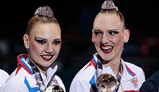 Für die beiden Synchronschwimmerinnen war es bereits der 14. WM-Titel