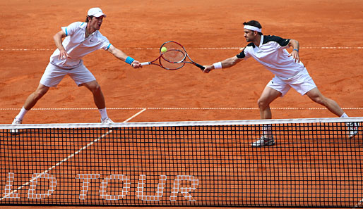 Mischa Zverev (l.) überzeugte beim Arag World Team Cup zuletzt an der Seite von Nicolas Kiefer