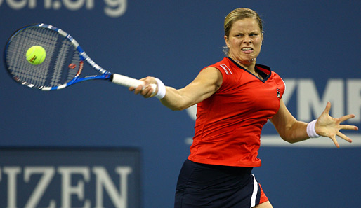 Auf dem Weg ins US-Open-Finale gab Kim Clijsters nur zwei Sätze ab