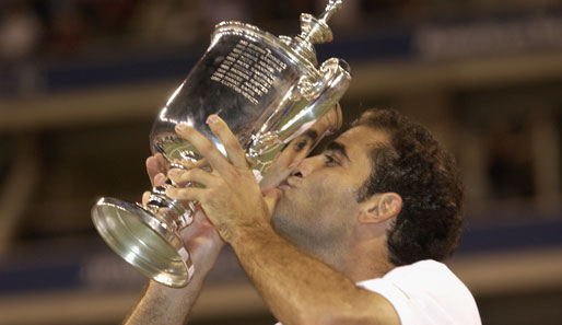 Pete Sampras hatte bei den US Open 2002 seinen 14. Triumph bei einem Grand-Slam-Turnier gefeiert