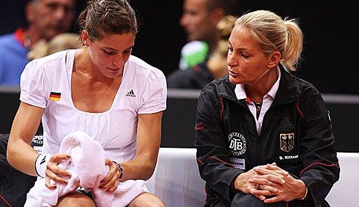 Andrea Petkovic (l.) ist eine von vier Topspielerinnen im Fed-Cup-Kader von Barbara Rittner (r.)