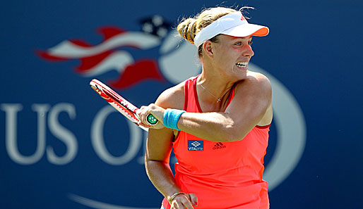 Angelique Kerber zog durch einen Erfolg über Monica Niculescu ins Viertelfinale der US Open ein