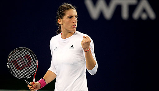 Im Viertelfinale von Peking setzte sich Andrea Petkovic gegen Anastasia Pawljutschenkowa durch