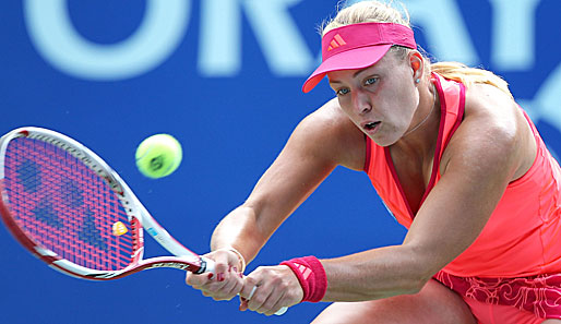 Angelique Kerber ist beim WTA-Turnier in Osaka gegen Marion Bartoli ausgeschieden