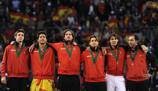 In dieser Konstellation wird das spanische Davis-Cup-Team nicht mehr spielen