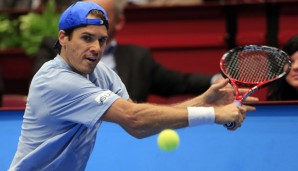 Tommy Haas steht in der Wiener Stadthalle zum dritten Mal im Endspiel