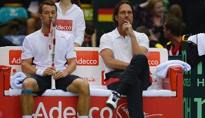 Nach dem Spiel in Frankfurt kam der Streit zwischen Arriens (r.) und Kohlschreiber (l.) auf