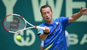 Philipp Kohlschreiber ist im Eiltempo ins Viertelfinale von Halle eingezogen