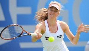 Mona Barthel hat sich eine Runde weiter gekämpft