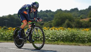 Alejandro Valverde gewann auf dem anspruchsvollen Kurs mit 14 Sekunden Vorsprung