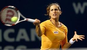 Nach ihrer Virus-Erkrankung zeigte Andrea Petkovic eine starke Leistung