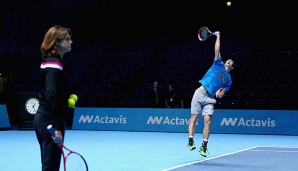 Amelie Mauresmo (l.) trainiert Andy Murry (r.) seit März