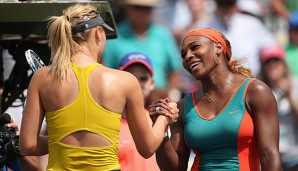 Maria Sharapova und Serene Williams treffen zum 20. Mal aufeinander