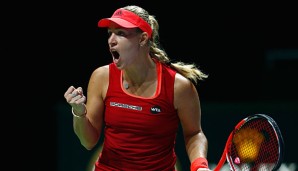 Angelique Kerber lag im zweiten Satz bereit 0:3 in Rückstand