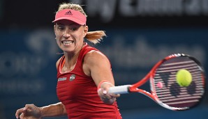 Angelique Kerber präsentierte sich trotz der deutlichen Niederlage in guter Form