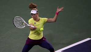 Laura Siegemund musste sich in zwei Sätzen geschlagen geben