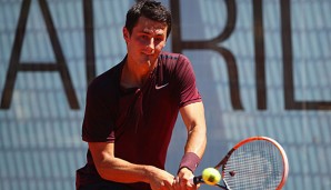 Bernard Tomic auf dem Court des Öfteren wegen schlechten Verhaltens aufgefallen