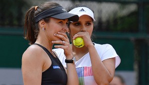 Sania Mirza und Martina Hingis führen die Doppel-Weltrangliste an