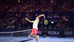 Mischa Zverev gewann beim ATP-Turnier in Basel gegen Stan Wawrinka