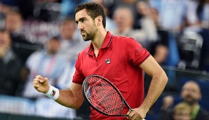 Marin Cilic hat Koratien gegen Federico Delbonis in Führung gebracht