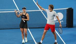 Kerber und Zevrev waren beim Hopman Cup erfolgreich.