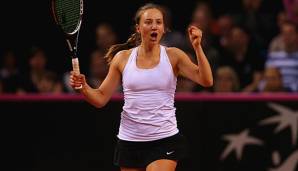 Mona Barthel behielt im entscheidenden Match die Nerven.