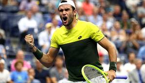 Matteo Berrettini steht nach einem Tie-Break-Krimi im Halbfinale der US Open.