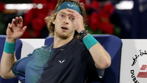 Andrey Rublev, Dubai, Disqualifikation