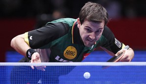 Timo Boll hat seit vergangenem Herbst nicht mehr aufgeschlagen