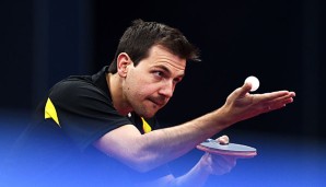 Timo Boll gab nach vier Wochen Verletzungspause sein Comeback