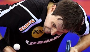 Timo Boll musste sich im Finale der Champions League mit Borussia DÜsseldorf geschlagen geben