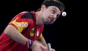 Timo Boll hat bei der Tischtennis-WM in Houston eine Medaille sicher.