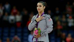 Aly Raisman holte bei den Olympischen Spielen in Rio Gold mit der Mannschaft, sowie Silber im Mehrkampf und am Boden