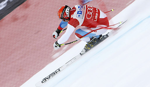 Beim ersten Abfahrtslauf der Weltcup-Saison in Lake Louise war Didier Cuche der Schnellste